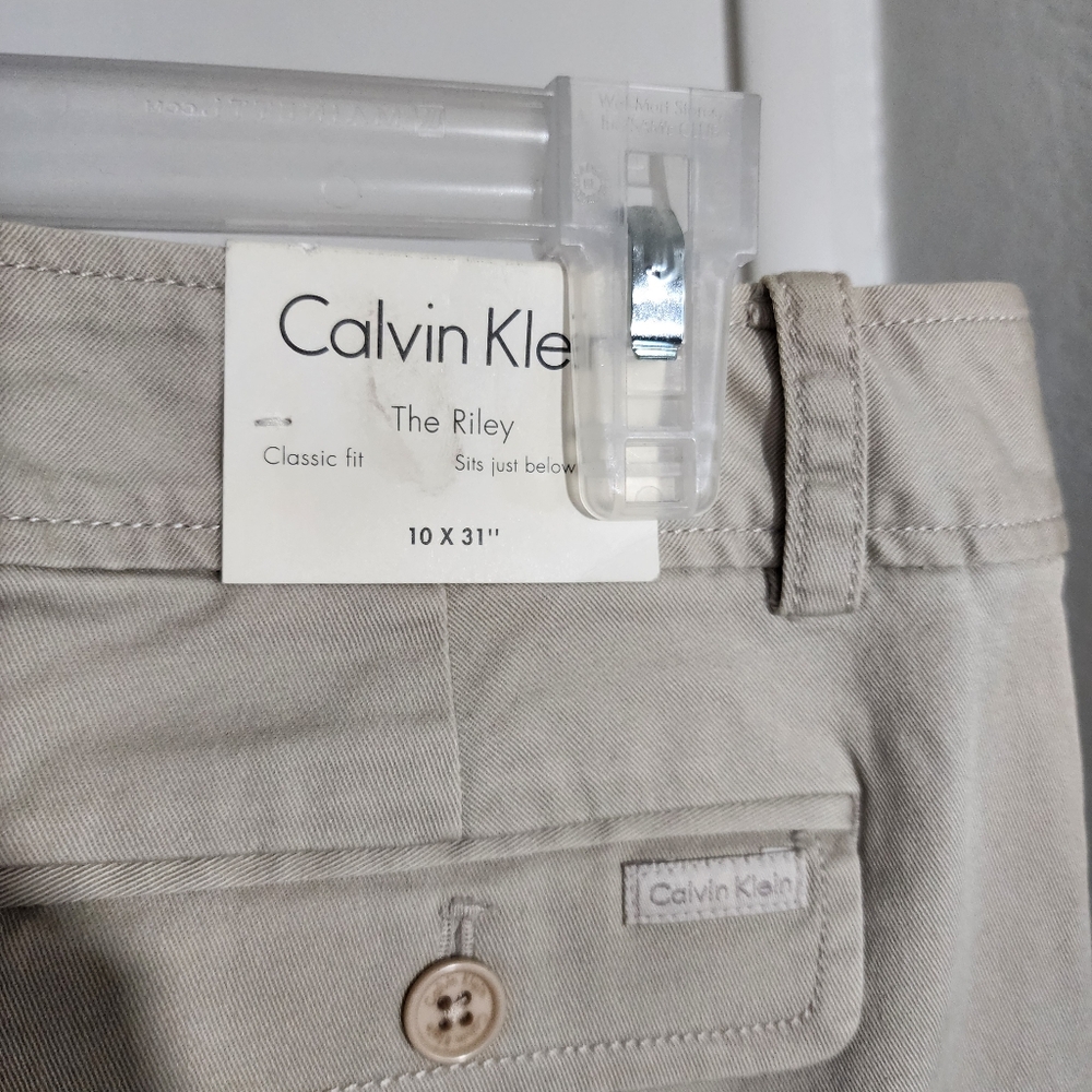 Calvin Klein tan Riley pants - Picture 2 of 5